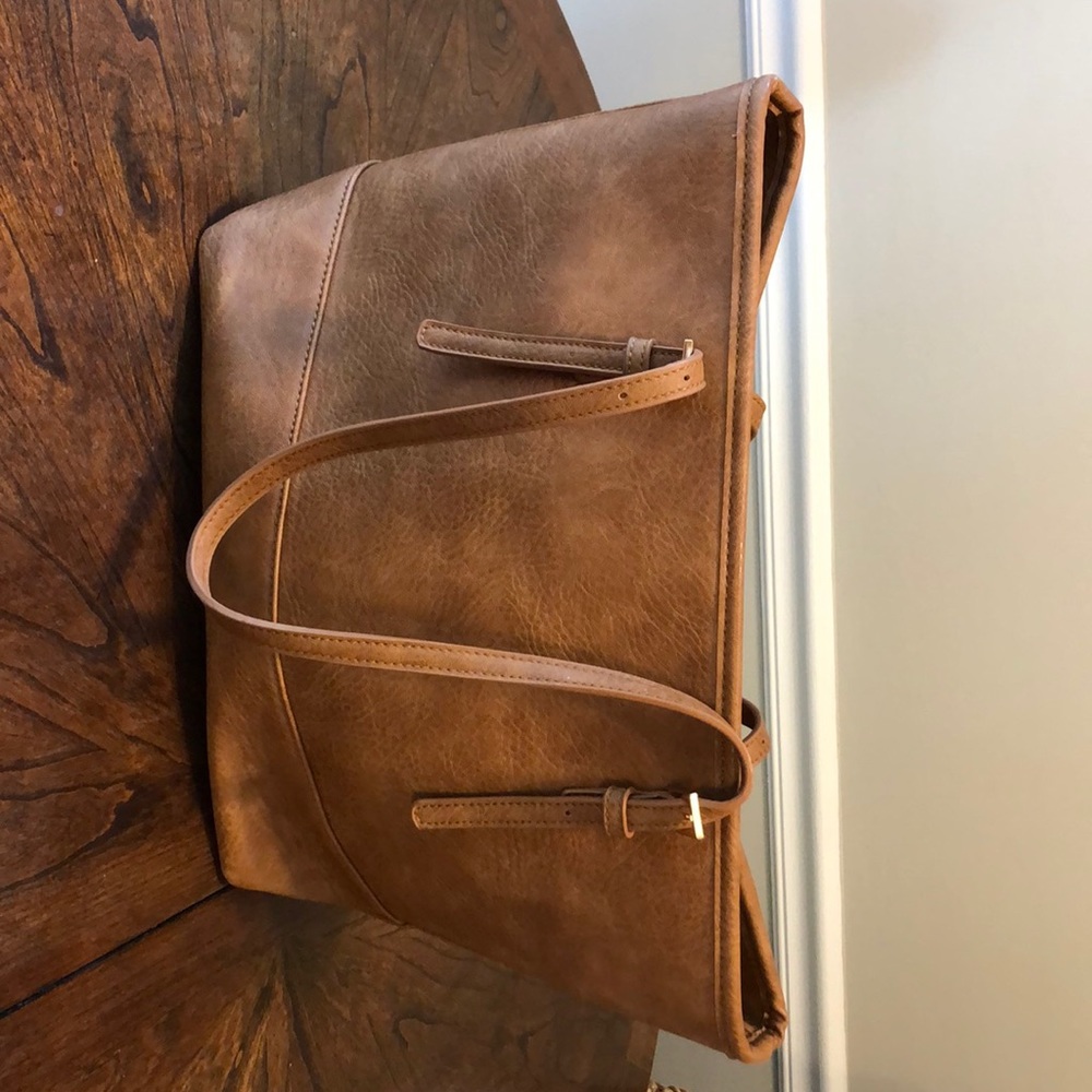 Brown Leather Urban Expressions Handbag